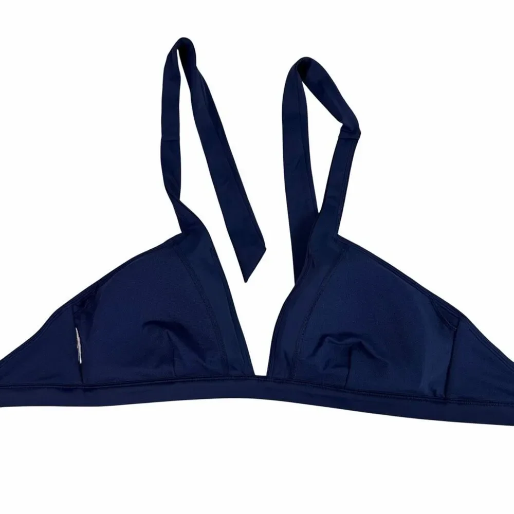 Boden Ithaca Navy Bikini Top size 12